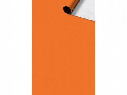 Hartie pentru ambalat cadouri 200x70 cm, Uni Basic, portocaliu