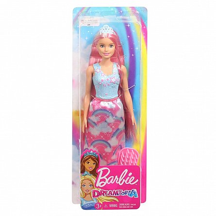 Papusa Barbie,Dreamtopia,cu perie de par
