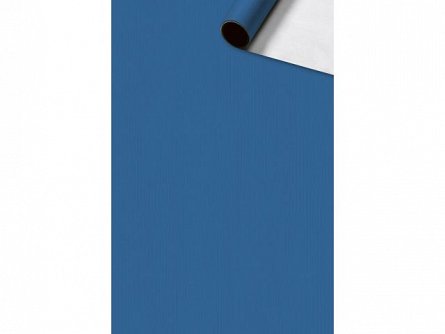 Hartie pentru ambalat cadouri 200x70 cm, Uni Basic, albastru