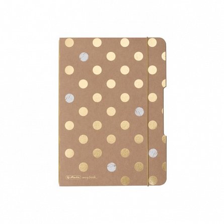 Caiet A5, 40 file, 80 g-mp, matematica, My.Book Flex, Pure Glam