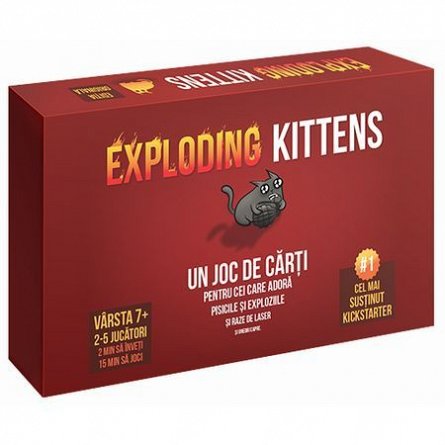 Joc Exploding kittens,+7Y