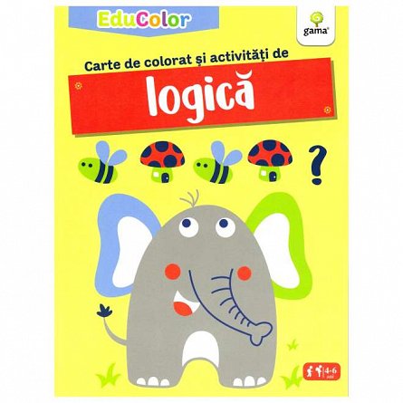 Carte de colorat si activitati de logica. EduColor