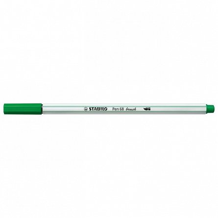 Marker varf pensula Stabilo Pen 68 Brush, verde