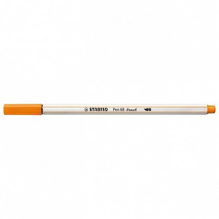 Marker Stabilo Pen 68,tip pensula,portocaliu