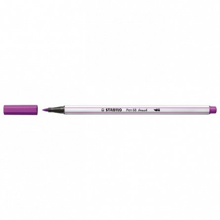 Marker Stabilo Pen 68,tip pensula,lila