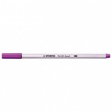 Marker Stabilo Pen 68,tip pensula,lila