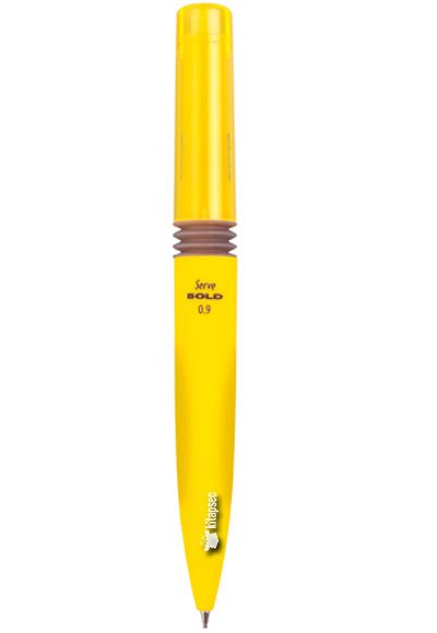 Creion mecanic Serve Bold, 0.9 mm, galben