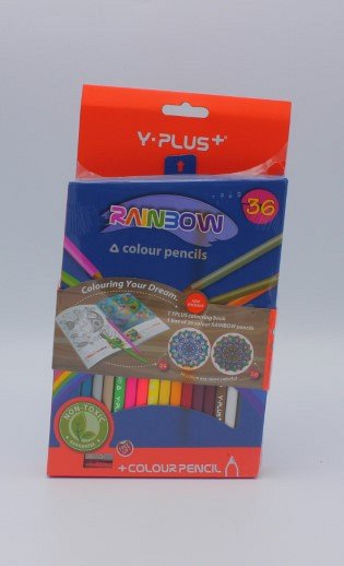 Creioane colorate,36b/set,Y-plus,Rainbow