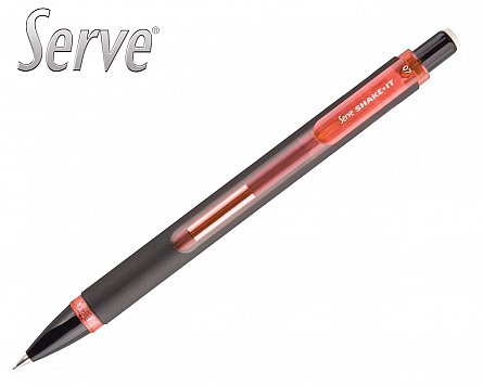 Creion mecanic Serve Shake-It, 0.5 mm, rosu
