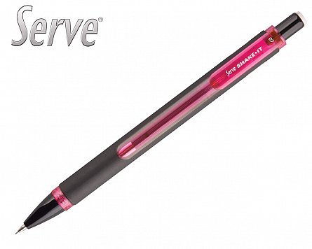 Creion mecanic Serve Shake-It, 0.5 mm, roz