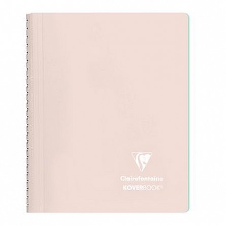 Caiet cu spira A5,80f,dict,Pink,Koverbook