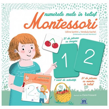 Numerele mele in relief Montessori