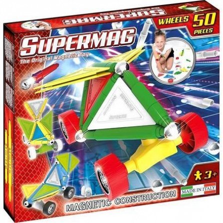 Supermag,Tags,Wheels-Set constructie,magnetic,50pcs,+3Y