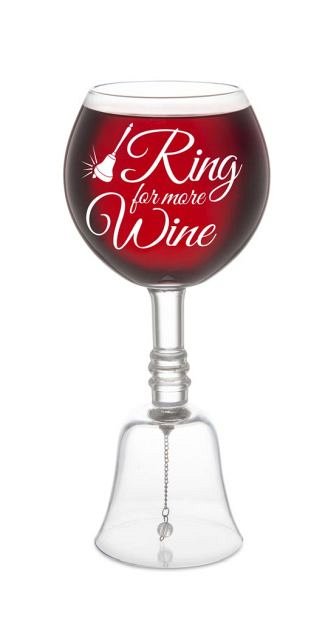 Pahar de vin cu clopotel - Ring For More Wine, BigMouth