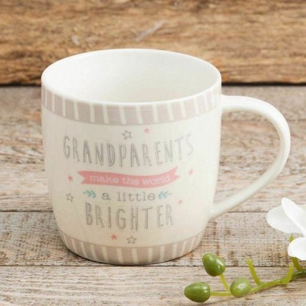 Love Life Stoneware Mug "Grandparents"