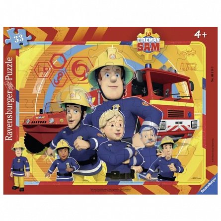 Puzzle pompierul Sam, 33 pcs