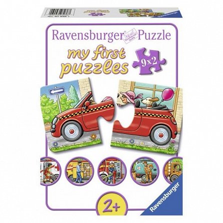 Puzzle Ravensburger - Vehicule, 9x2 piese