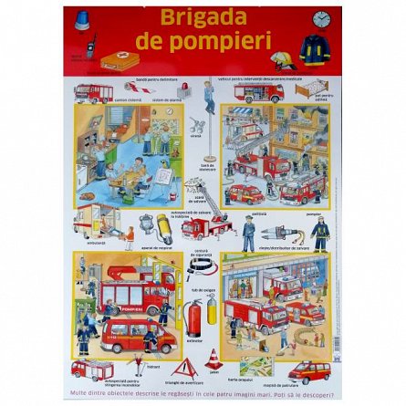 Plansa. Brigada de pompieri