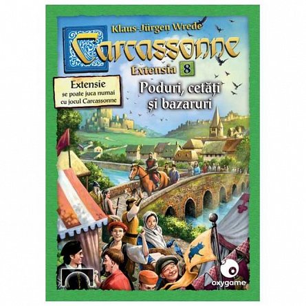 Joc Carcassonne,extensia8,Castele, poduri si targuri