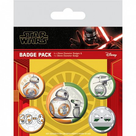 Set 5 insigne Star Wars: The Rise Of Skywalker (Droids)