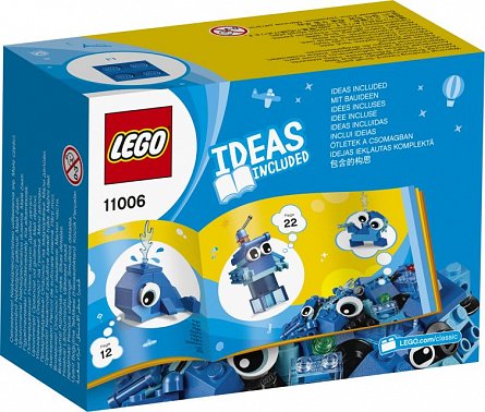 LEGO Classic,Caramizi creative albastre