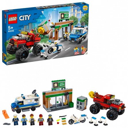 LEGO City,Camionul gigant de politie si atacul armat