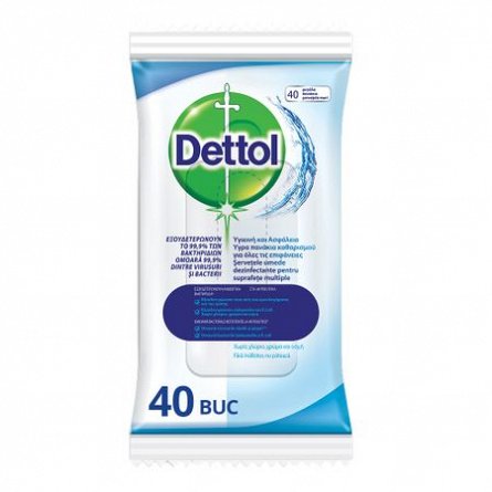 Servetele dezinfectante Dettol Fresh, 40 buc