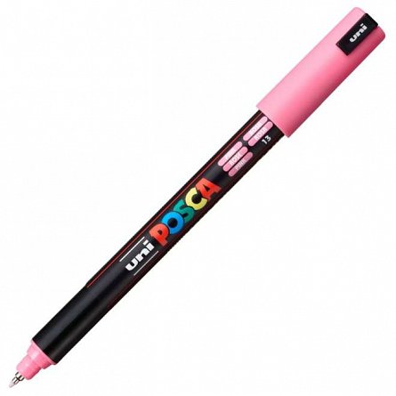 Marker cu vopsea Posca UNI PC-1MR, 0.7 mm, roz