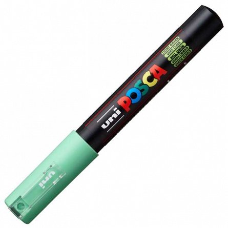 Marker cu vopsea Posca UNI PC-1M, 0.7 mm, verde deschis