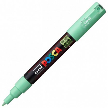 Marker cu vopsea Posca UNI PC-1M, 0.7 mm, verde deschis