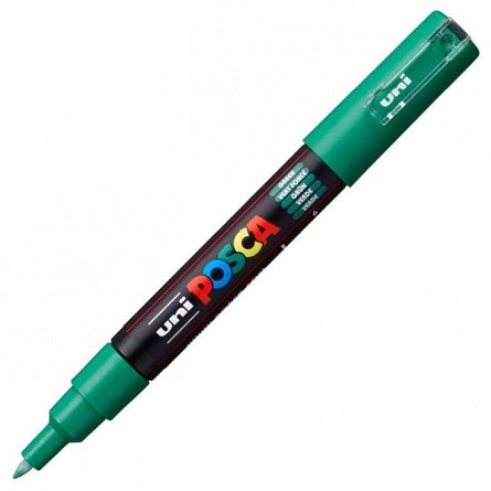 Marker cu vopsea Posca UNI PC-1M, 0.7 mm, verde