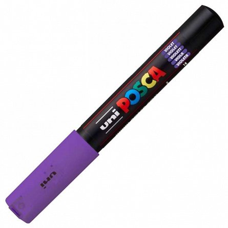 Marker cu vopsea Posca UNI PC-1M, 0.7 mm, violet