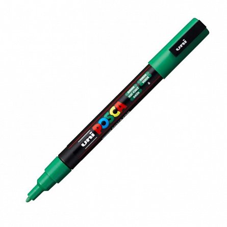 Marker cu vopsea Posca UNI PC-3M, 9 - 13 mm, verde