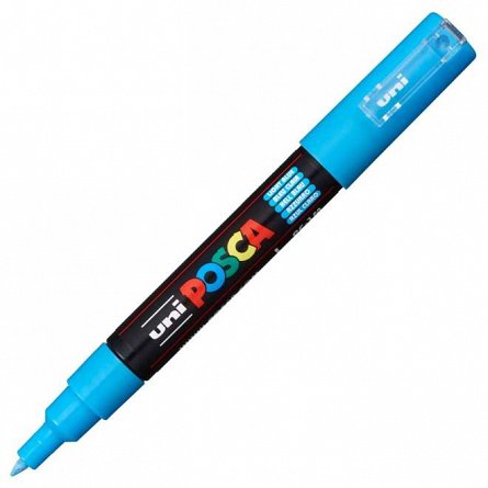 Marker cu vopsea Posca UNI PC-1M, 0.7 mm, blue