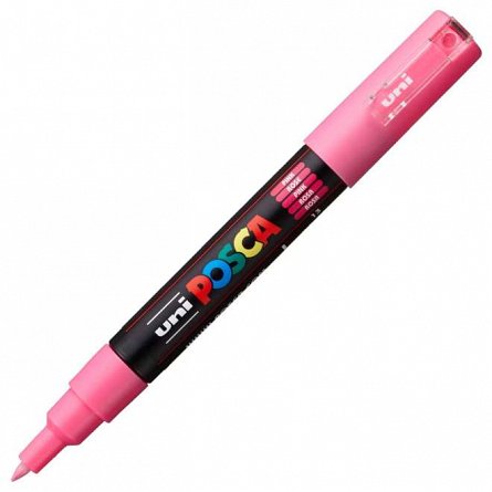 Marker cu vopsea Posca UNI PC-1M, 0.7 mm, roz