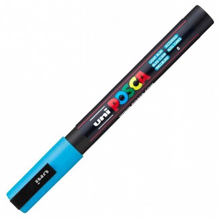 Marker cu vopsea Posca UNI PC-3M, 9 - 13 mm, blue
