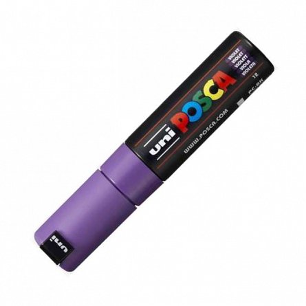 Marker cu vopsea Posca UNI PC-8K, 8 mm, violet