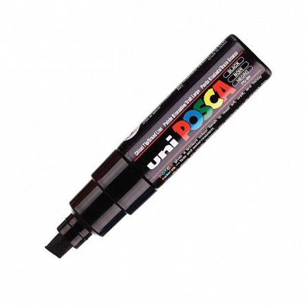 Marker cu vopsea Posca UNI PC-8K, 8 mm, negru