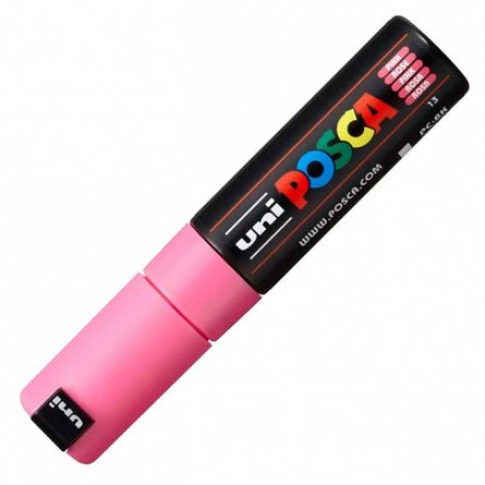 Marker cu vopsea Posca UNI PC-8K, 8 mm, roz