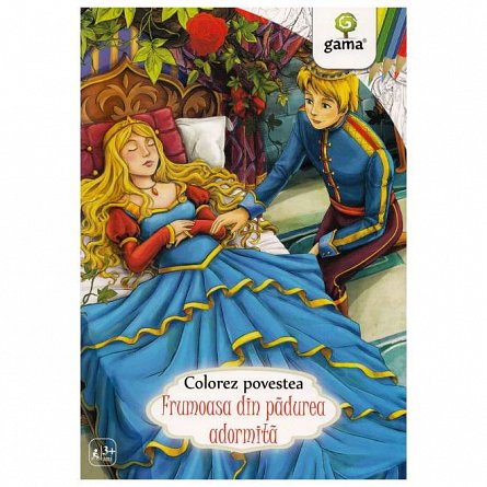 Frumoasa din padurea adormita. Colorez povestea