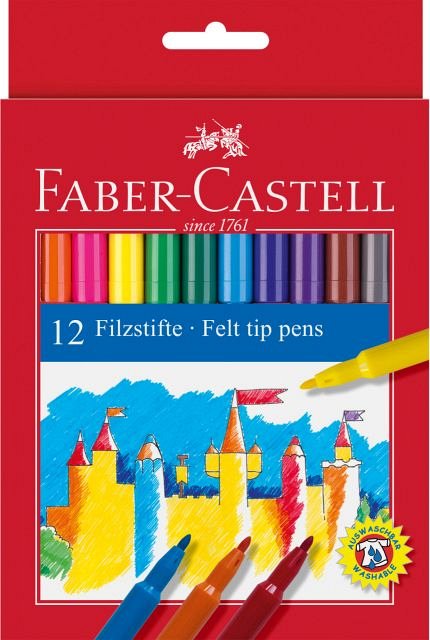 Carioci Faber Castell, set 12 culori
