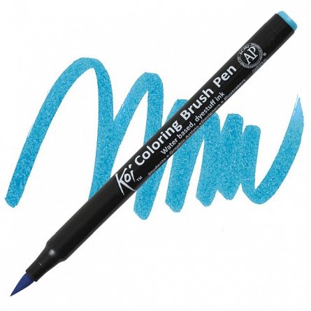 Marker varf pensula, Sakura Koi, sky blue