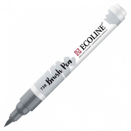 Marker varf pensula, Ecoline, cold grey light