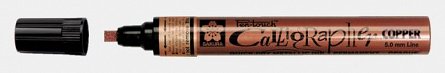 Marker cu vopsea, Sakura Calligrapher M, copper