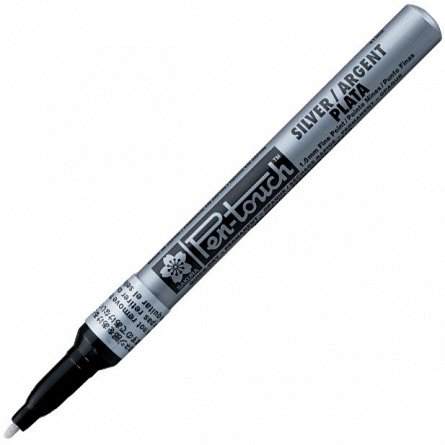Marker cu vopsea, Sakura Pen Touch F, silver