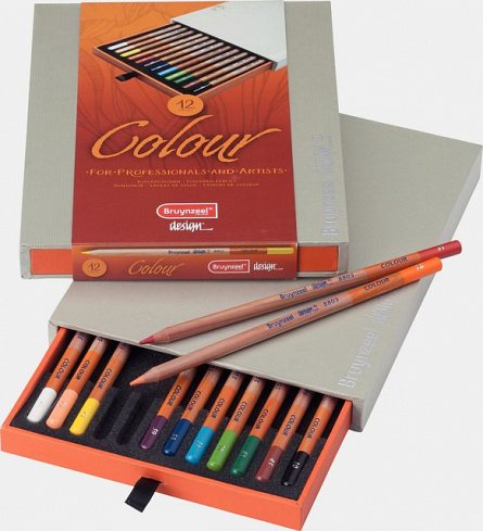 Creioane colorate,Bruynzeel Design,12 buc/set