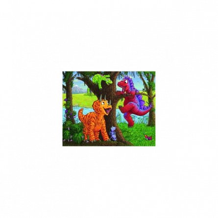Puzzle Dinozauri La Rau, 2X24 Piese, Ravensburger