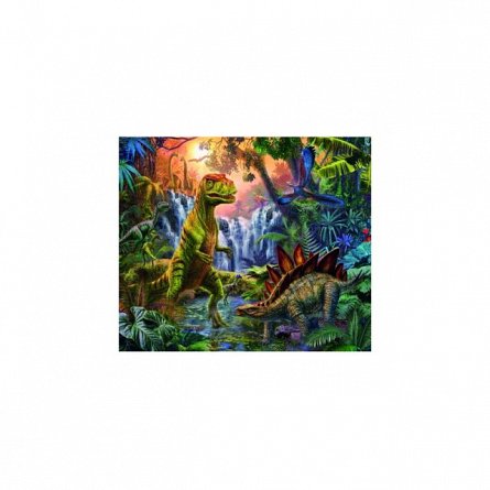 Puzzle Oaza Dinozaurilor, 100 Piese, Ravensburger