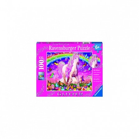 Puzzle Unicorn Si Curcubeu, 100 Piese, Ravensburger