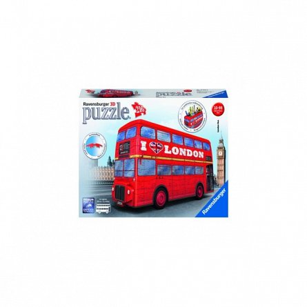 Puzzle 3D Autobuz Londra, 216 piese